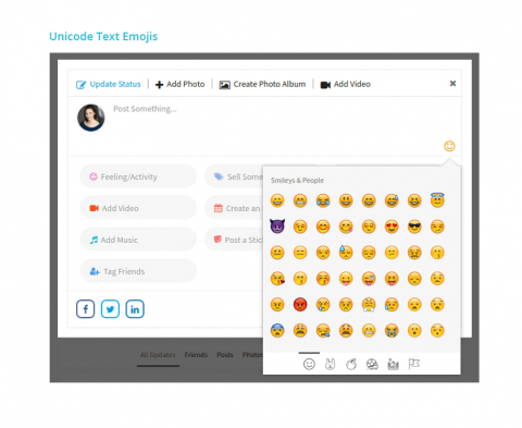 Unicode Text Emojis Unicode Text Emojis