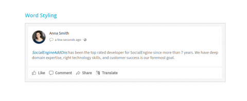 Word Styling Word Styling