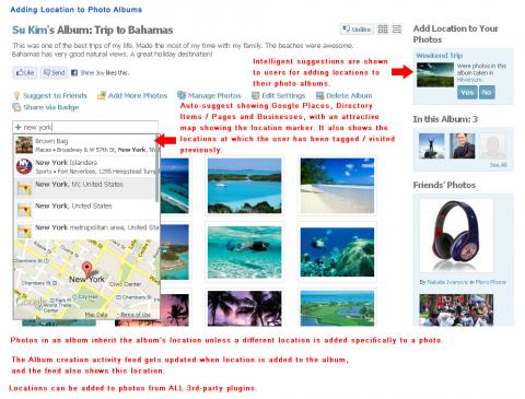 Adding Location to Photo Albums Adding Location to Photo Albums