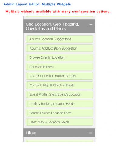 Admin Layout Editor: Multiple Widgets Admin Layout Editor: Multiple Widgets