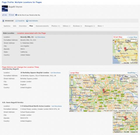 Page Profile: Multiple Locations for Pages Page Profile: Multiple Locations for Pages