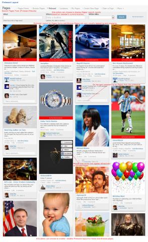 Pinboard Layout Pinboard Layout