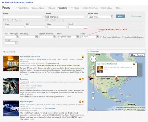 Widgetized Browse by Location Widgetized Browse by Location